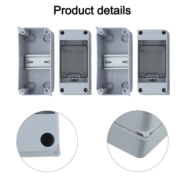 Scatola Di Progetto Piccola Scatola Di Plastica Dell'ABS Di 5 Pezzi Per - Foto 5