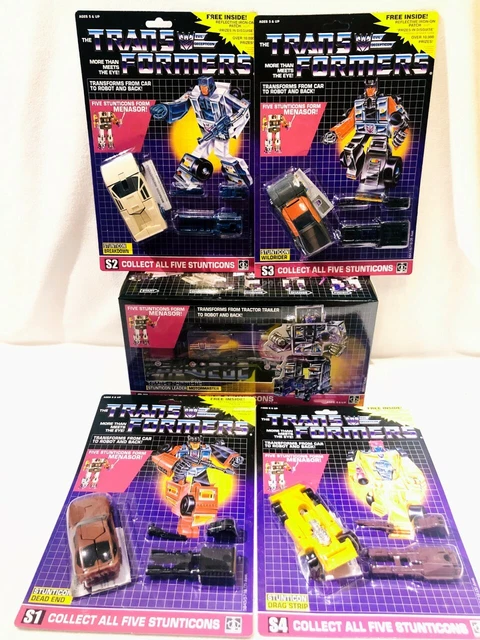 TRANSFORMERS MENASOR G1 Series Decepticon Stunticons Combiner Carded ...