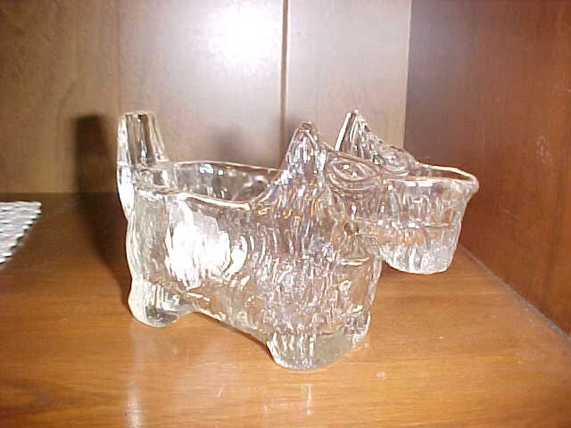 Vintage Glass Scottie Dog – 1930's Post Cereal Box Premium Small Pitcher/Candy