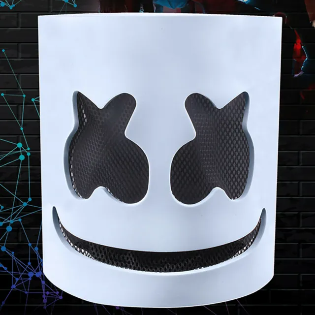Halloween Marshmallow Headgear Marshmello Dj Mask Helmet Bar Cosplay Costumes우