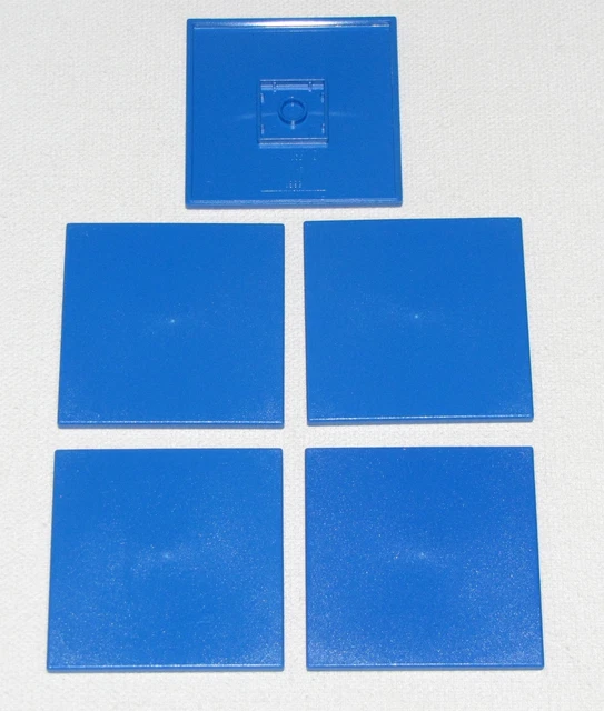 Lego Lot De 5 Neuf 6 X 6 Pois Tuiles Plat Lisse Pièces