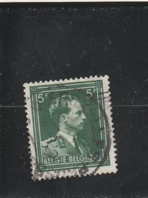 L6164 BELGIQUE timbre Y&T N° 646 de 1943 " Léopold III " Oblitéré