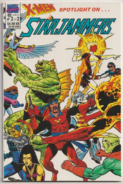 X-Men Spotlight On Starjammers 2 NM+ 9.6 Marvel 1990 Deathbird Dave Cockrum