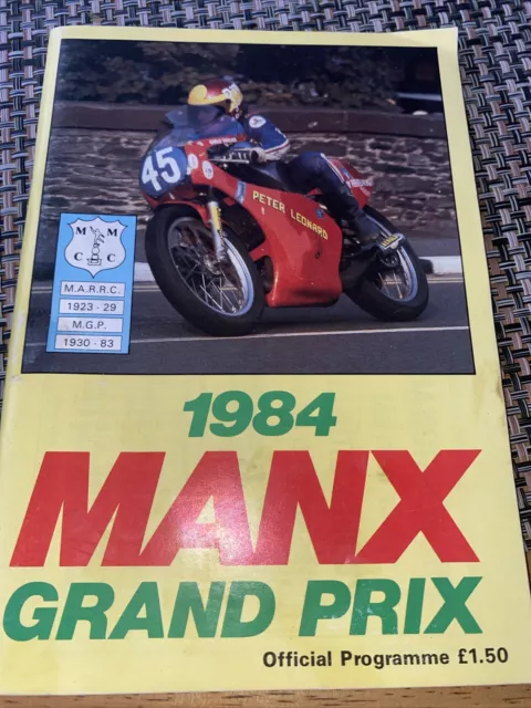 MANX GRAND PRIX 1984 Official Program