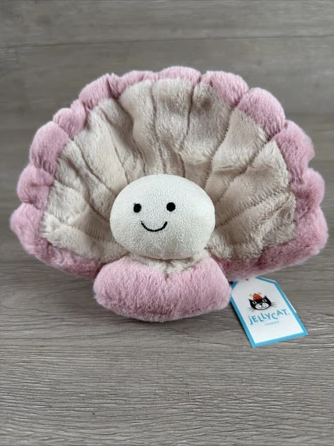 Clam Shell Toy Riley JELLYCAT 16CM CLEMMIE Clam Ocean Plush Toy High Quality Gift With ...