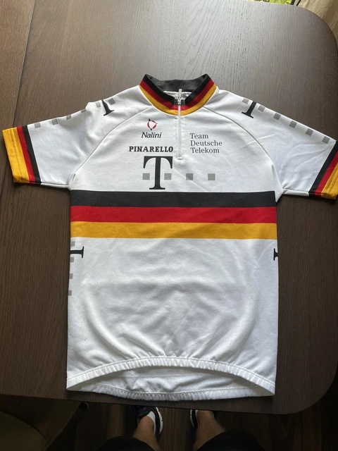 Maillot Cycliste Vintage Team Telekom 1997, Nalini, Taille XXL, Manches Courtes