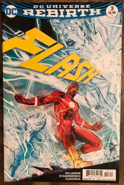 The Flash #3 By Williamson 1st Fast Track Godspeed Rebirth Variant A NM/M 2016