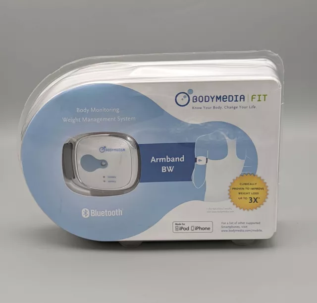 New BodyMedia Fit Armband BW Bluetooth Body Monitoring Weight Management