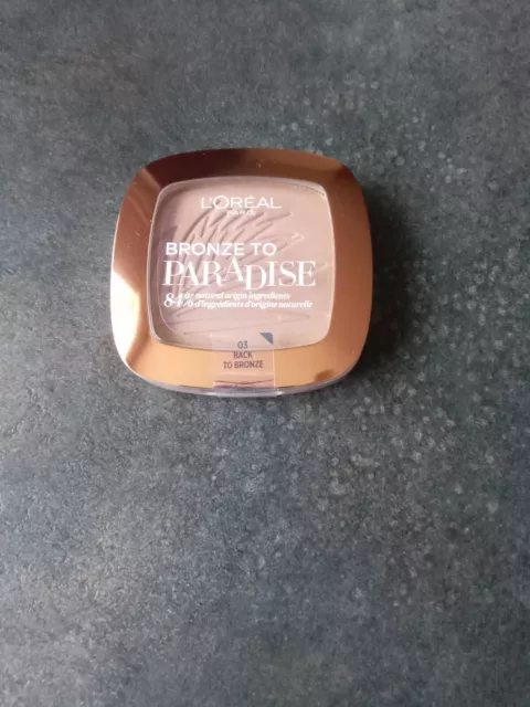 l'Oréal, bronze to paradise, poudre 03, neuve, fermée