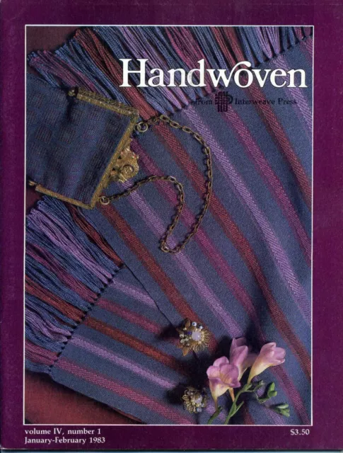 Tejido a mano por Interweave Press 1983 volumen 4 n.o 1-4 faltantes de noviembre/diciembre