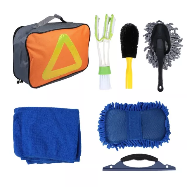 Car Wash Glove Cleaning Gadget Supplies Seven-Piece Kits Washer
