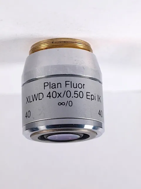 Reichert / Leica Plan Fluor XLWD 40x Epi Infinity M28 Microscope Objective