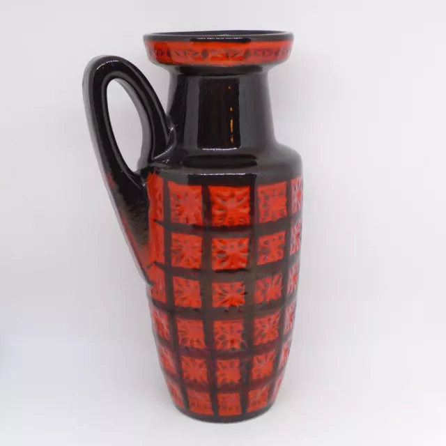 Ceramique vintage, West Germany, grand vase, mode, design, déco,