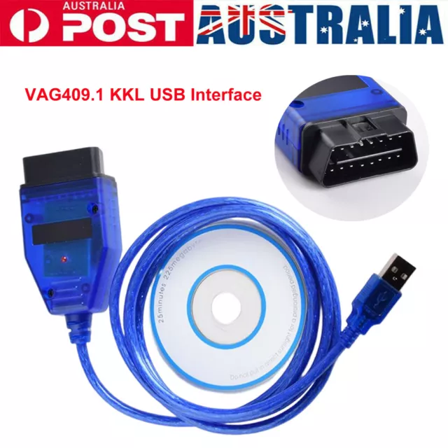 OBD2 OBD USB Cable KKL VAG-COM 409.1 Diagnostic Scanner for VW/Audi/Seat VCDS