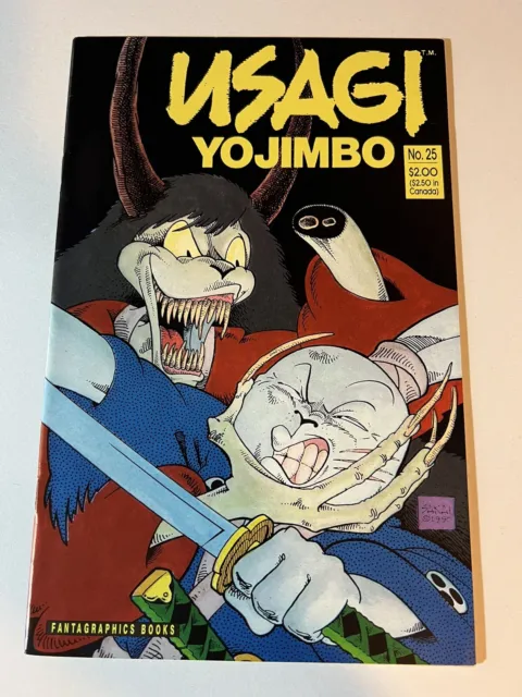 USAGI YOJIMBO #25 (1989) Fantagraphics Stan Sakai Comic TMNT VF/NM