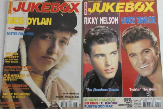 Jukebox Magazine N° 165 et N° 178 Revues musiques de collection Rares