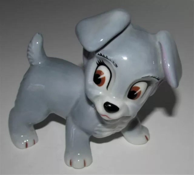 Vintage Wade Walt Disney Scamp Dog Figure Figurine Blow-Up Edition 1961-1965