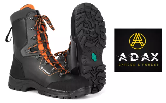 Husqvarna Botas Protectoras de Cuero Motosierra Protección Clásico 20 Zapatos Bosque