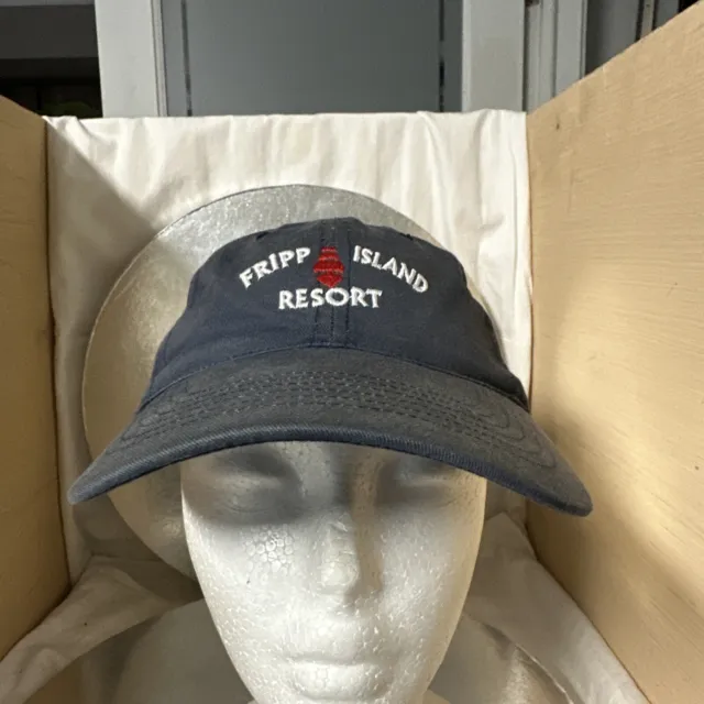 Fripp Island Resort Hat Cap Strap Back Blue Casual Mens Outdoor Adventure SC
