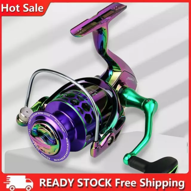 5.1:1 Gear Ratio Trolling Reel Colorful Spinning Fishing Reel for Fishing Lover