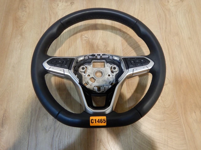 Volant Multifonction 3 Branches En Cuir Noir Pour VW Golf, Touran Et Modèles Similaires - Occasion