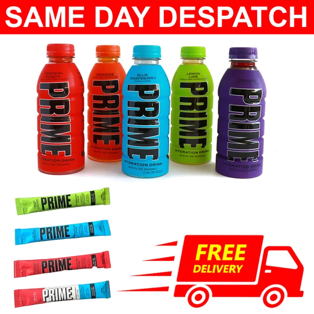 PRIME HYDRATION ENERGY Drink KSI x Logan Paul Bottles and Powder