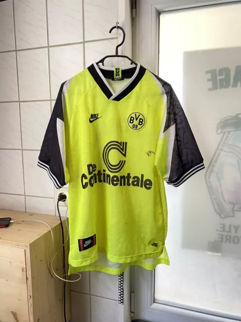 Vintage BVB Borussia Dortmund Trikot Jersey 90s 1995 / 1996 Size L