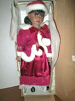 The Heritage Signature Collection "Kayla" african/american porcelain doll *NIB