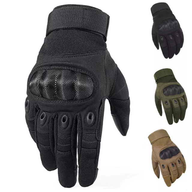 Tactical Hard Knuckles Gloves Army Military Combat Hunting Shooting Land Forces