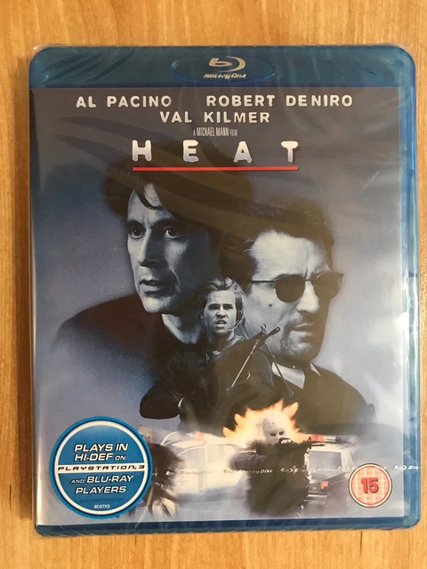 HEAT - ROBERT De Niro/Al Pacino/Val Kilmer - BLU RAY NEW Content