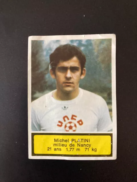 Michel Platini Card #157 Ageducatifs Football 75/76 - Nancy - No Panini