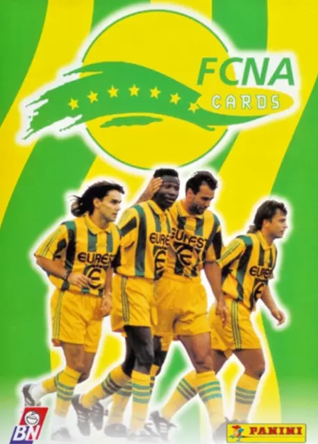 cartes cards IMAGES PANINI Football - FCNA CARDS  - 1995 -  FC NANTES - France