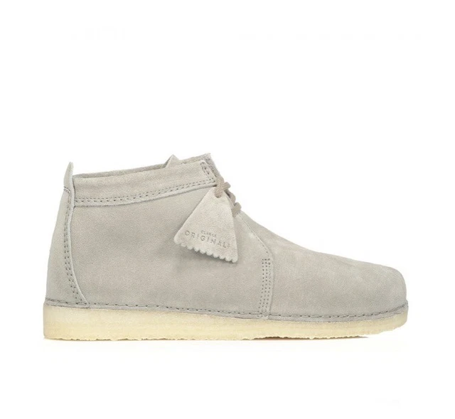 CLARKS ORIGINALS MENS Desert Trek Ashton Boot Grey Suede Size