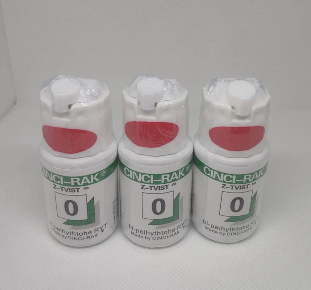 20 Bottles Dental Gingival Retraction Cords Plain Knitted Cotton Cord Packing 0