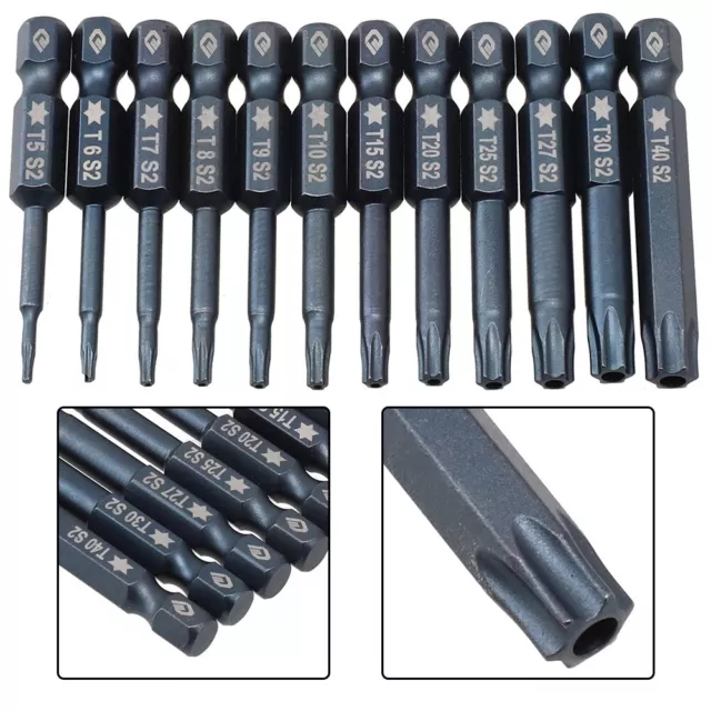 Ensemble de bits de tournevis magnétiques bleus Torx outil essentiel pour chaqu