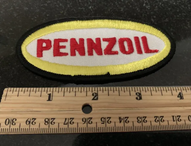 Vtg Pennzoil Oil Embroidered Patch Sew On Jacket Hat Gas Uniform