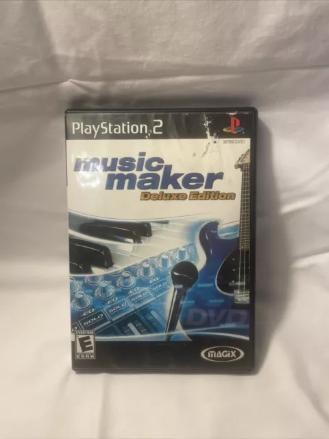 Magix Music Maker Deluxe Edition (Sony PlayStation 2, 2004 PS2)-Complete