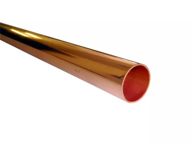 CHEAP NEW 8mm-10mm-15mm-22mm Copper Pipe Tube - ALL Lengths Available *BARGAIN*