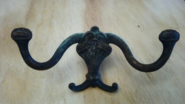Vintage Victorian Double Coat and Hat Hook