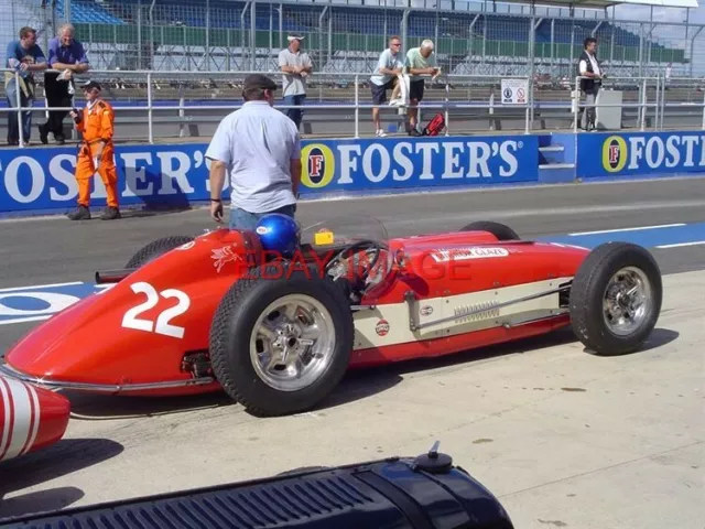 Photo  Stuart Harper's Impressive Kurtis Indy Roadster Waits In The Pits Lane Be