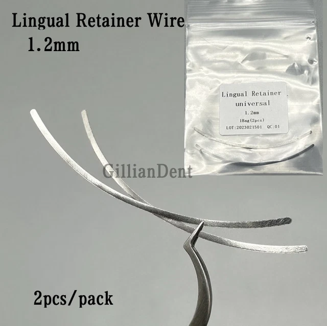 10 Pcs Dental Orthodontic Mesh Base Lingual Retainer Splint Wire Universal 1.2mm