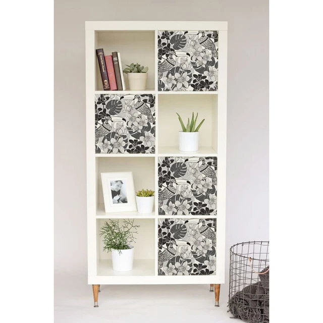 Decals Kallax / Expedit IKEA Birds Tropical Nature Removable Sticker Furniture
