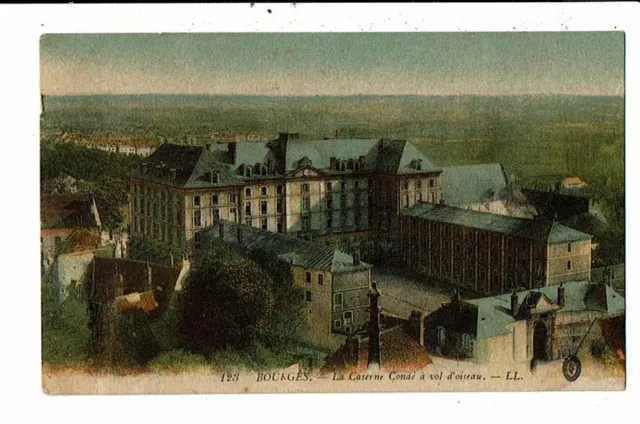 CPA-Carte Postale-FRANCE- Bourges-  Caserne Condé à vol d'oiseau-1915- VMO15098