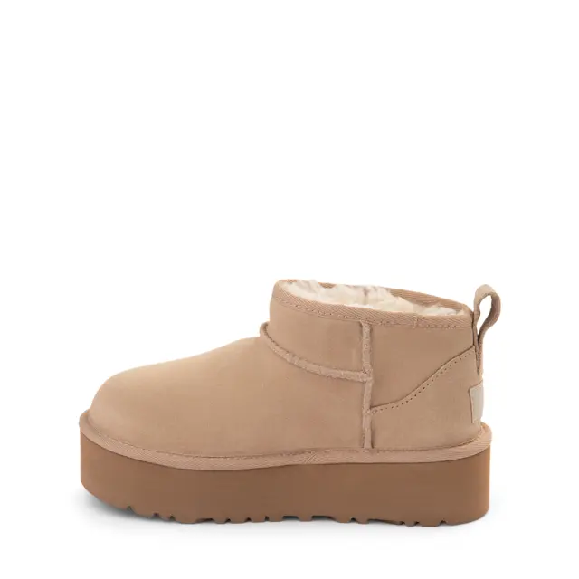 UGG Kid's CLASSIC ULTRA MINI PLATFORM 1157791K SAND Casual Suede Boots
