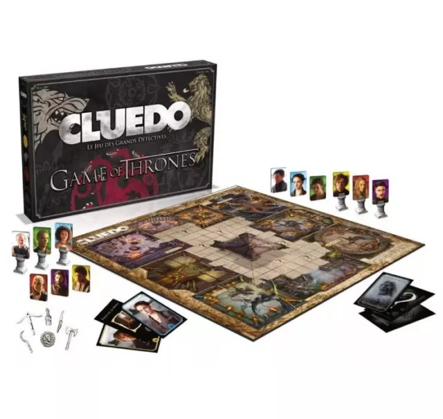 Cluedo Game Of Thrones Mystery Board Game 2 Sertings New Sealed