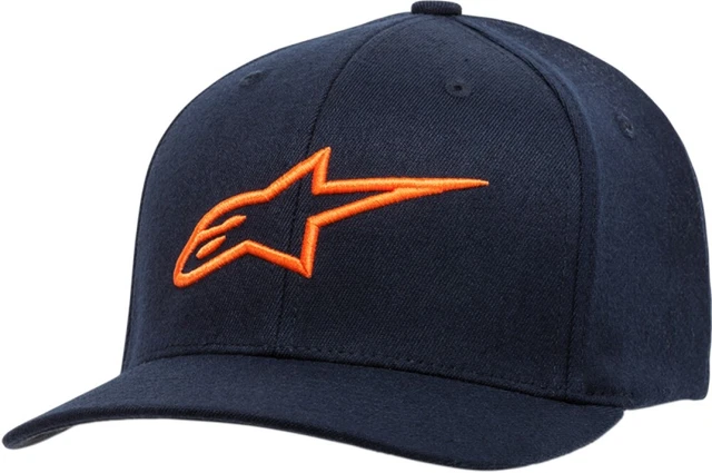 Alpinestars Ageless Curve Flexfit Hat Navy/Orange LG/XL