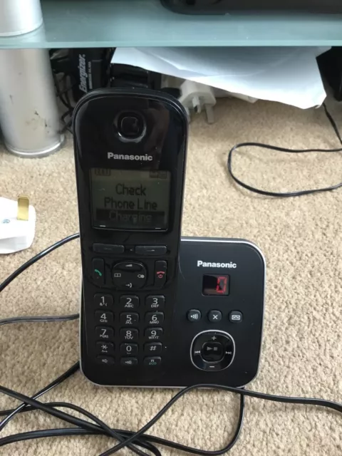 Panasonic KX-TG6801E Cordless Phone with Answering Machine good Condition