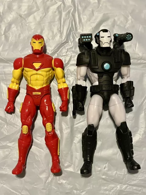 Marvel Legends Retro Deluxe Iron Man with Plasma Cannon War Machine Animated