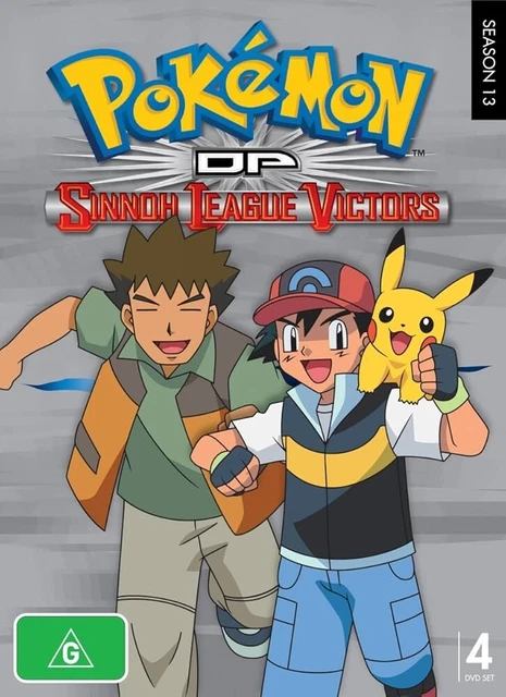 POKEMON D&P SINNOH League Victors Season 13 Dvd, New Sealed