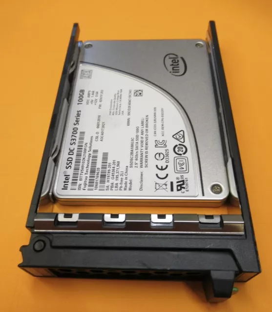 Fujitsu Intel SSD DC S3700 100GB 2.5" SATA 6G SSD A3C40172821 S26361-F3821-E100